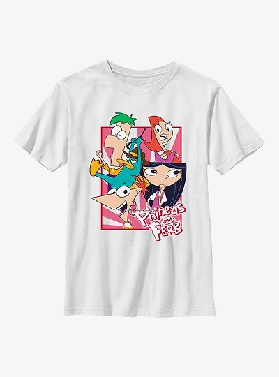 Phineas And Ferb Friends Youth T-Shirt
