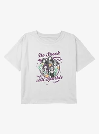 Disney Princesses All Treats Youth Girls Boxy Crop T-Shirt