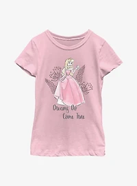 Disney Princesses Aurora Dreams Come True Youth Girls T-Shirt