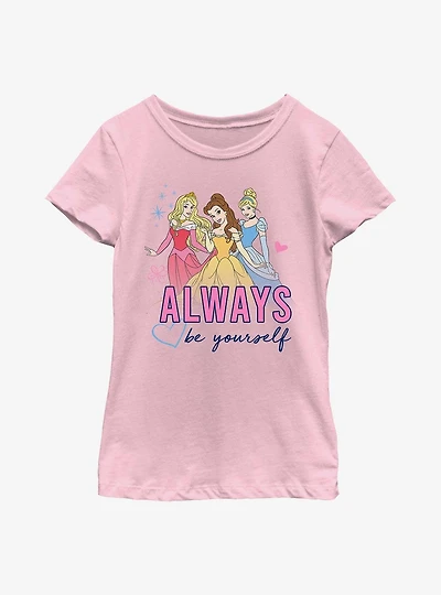 Disney Princesses Be Yourself Princess Youth Girls T-Shirt