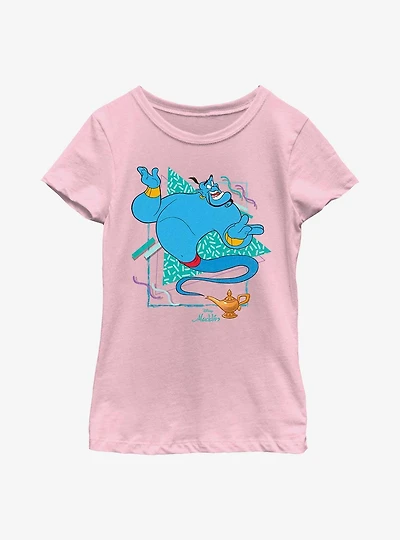 Disney Princesses Aladdin Genie Vibes Youth Girls T-Shirt