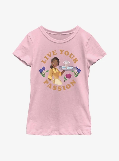 Disney Princesses Live Your Passion Youth Girls T-Shirt