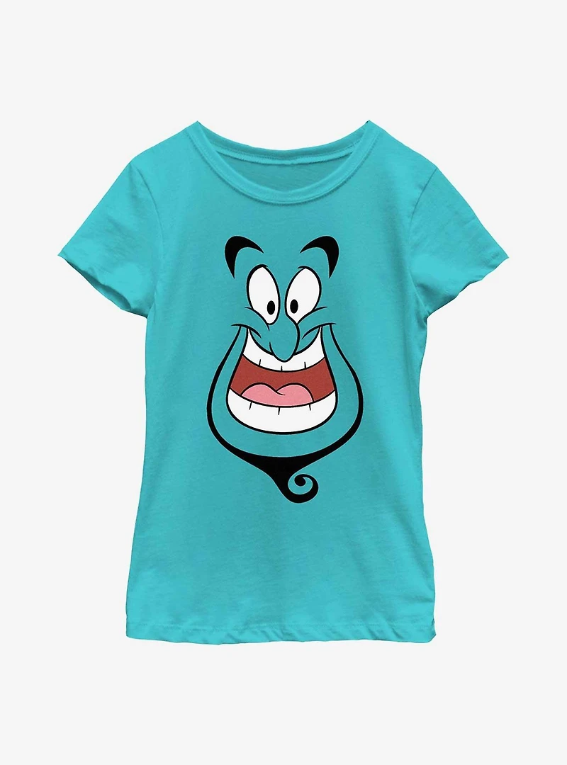 Disney Princesses Happy Face Genie Youth Girls T-Shirt
