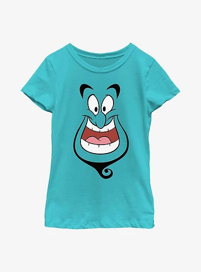 Disney Princesses Happy Face Genie Youth Girls T-Shirt