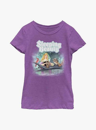Disney Princesses Sleeping Beauty Sings Youth Girls T-Shirt