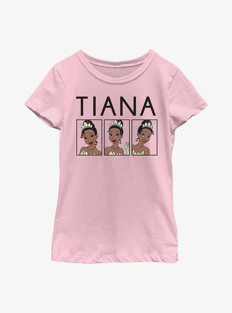 Disney Princesses Tiana Mood Boxes Youth Girls T-Shirt