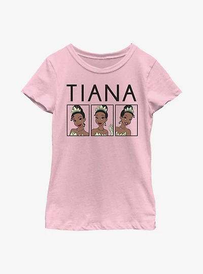 Disney Princesses Tiana Mood Boxes Youth Girls T-Shirt