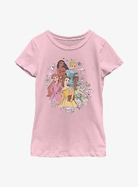 Disney Princesses Dream Team Assemble Youth Girls T-Shirt