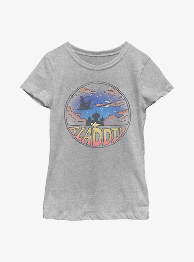 Disney Princesses Aladdin Circle Youth Girls T-Shirt