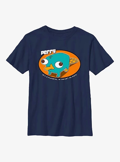 Phineas And Ferb He Doesn?t Do Much Youth T-Shirt