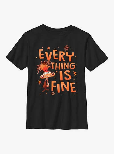 Inside Out This Is Fine Youth T-Shirt
