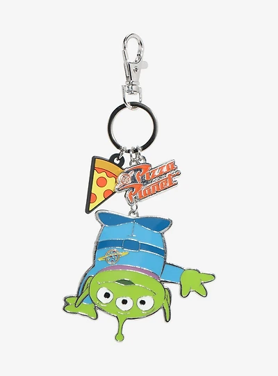 Disney Pixar Toy Story Alien Pizza Planet Multi Charm Keychain — BoxLunch Exclusive