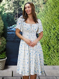 Disney Minnie Mouse Floral Smock Dress - BoxLunch Exclusive