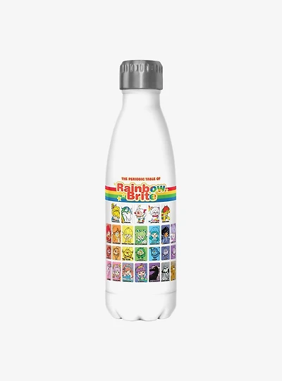 Rainbow Brite Table Of Color Water Bottle