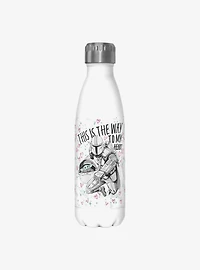 Star Wars The Mandalorian Way To My Heart Water Bottle