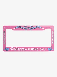 Princess Parking Only Rhinestone License Plate Frame