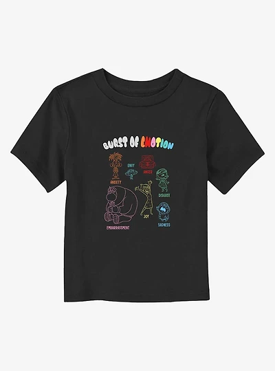 Inside Out 2 Burst Of Emotion Toddler T-Shirt