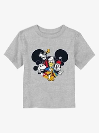 Mickey Mouse Grouped Together Toddler T-Shirt