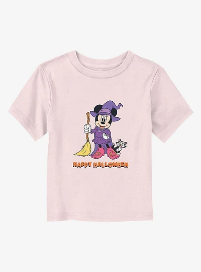 Minnie Mouse Happy Halloween Witch Toddler T-Shirt
