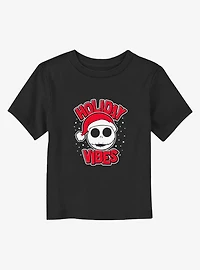 Nightmare Before Christmas Holiday Vibes Jack Toddler T-Shirt