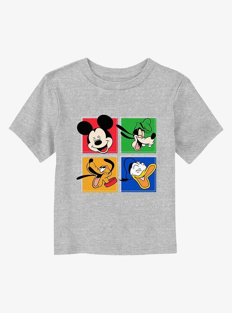 Mickey Mouse And Friends Color Panels Toddler T-Shirt