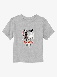 Star Wars Naughty List Toddler T-Shirt