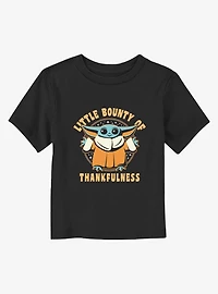 The Mandalorian Thankfulness Bounty Toddler T-Shirt