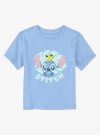 Lilo And Stitch Baby With Frog Toddler T-Shirt