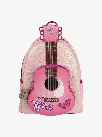 Loungefly Disney Hannah Montana Guitar Shimmer Min Backpack