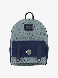 Loungefly Pokémon Denim Allover Print Mini Backpack