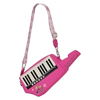 Loungefly Jem and the Holograms Keytar Figural Glow-in-the-Dark Musical Crossbody Bag