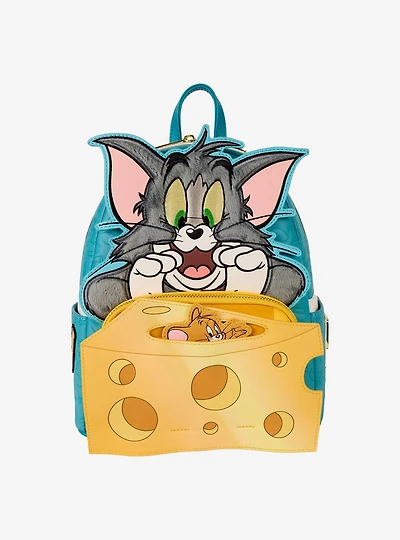 Loungefly Tom & Jerry Plush Figural Mini Backpack