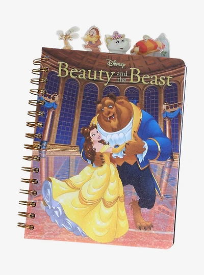 Disney Beauty and the Beast VHS Cover Figural Tab Journal - BoxLunch Exclusive
