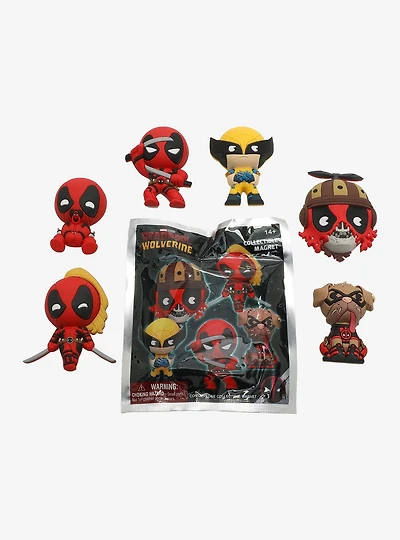 Marvel Deadpool & Wolverine Character Blind Bag Figural Magnet