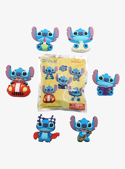 Disney Lilo & Stitch Series 10 Stitch Scenes Blind Bag Figural Magnet