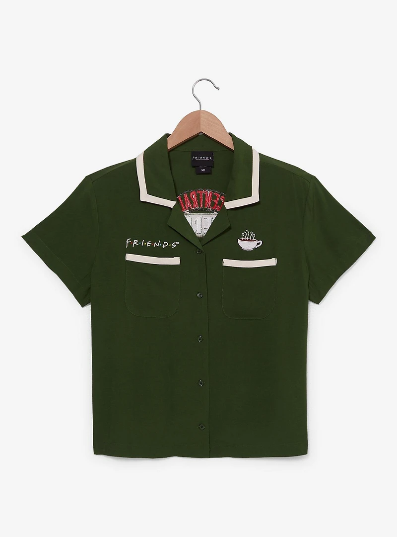 Friends Central Perk Women's Cropped Diner Shirt