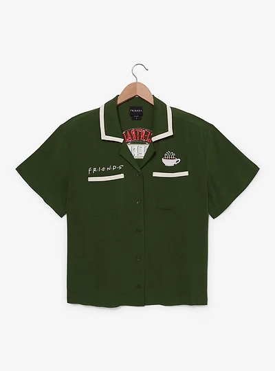 Friends Central Perk Women's Plus Cropped Diner Shirt