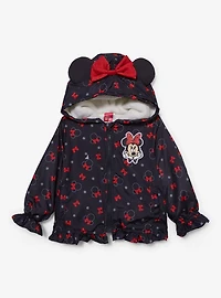 Disney Minnie Mouse 3D Ears and Bow Toddler Sherpa-Lined Windbreaker