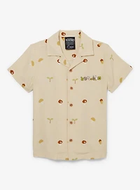 Studio Ghibli® My Neighbor Totoro Acorn Allover Print Toddler Woven Button Up — BoxLunch Exclusive