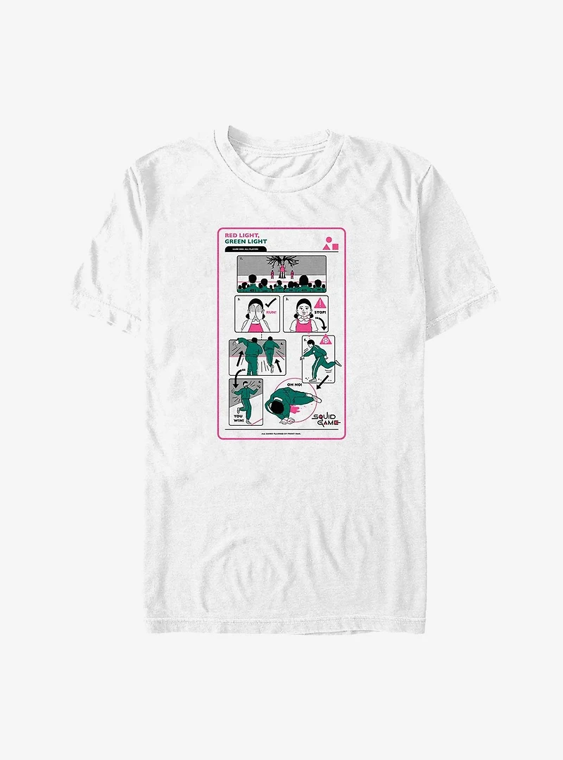 Squid Game One Instructions T-Shirt