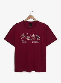 Disney Fantasia Scene Embroidered Women's Plus T-Shirt - BoxLunch Exclusive