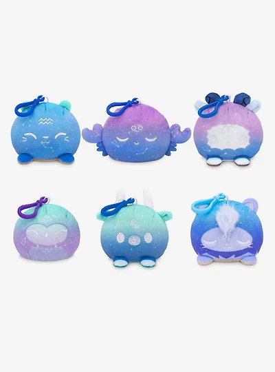 TeeTurtle Zodiac Blind Assorted Reversible Plush Keychain
