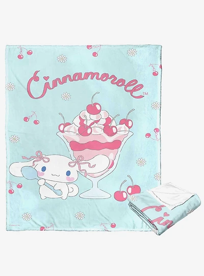 Cinnamoroll Cherry On Top Silk Touch Throw Blanket