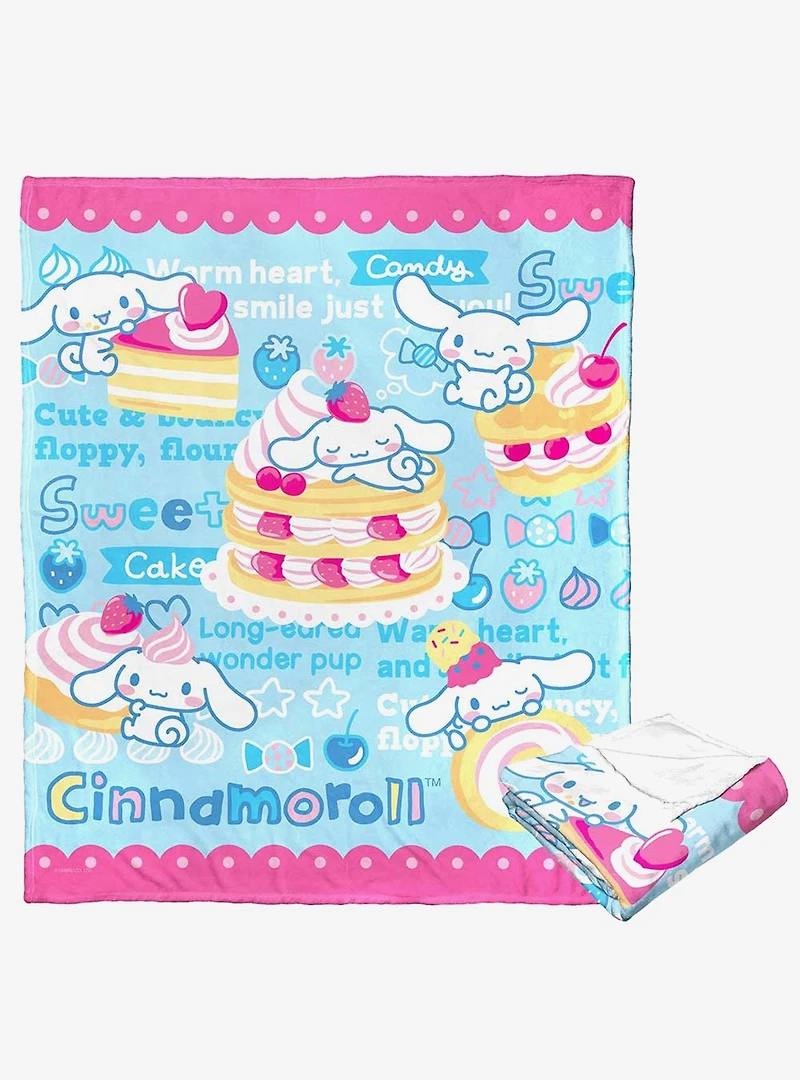 Cinnamoroll Cute And Bouncy Silk Touch Throw Blanket