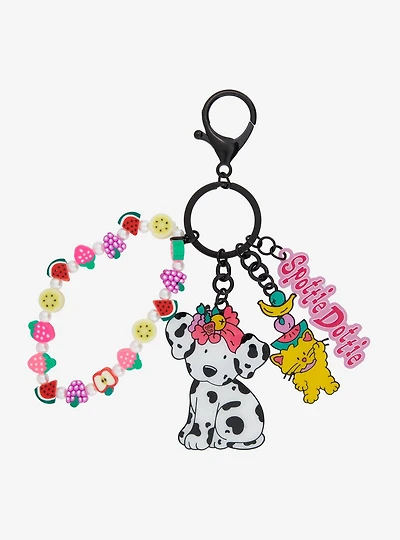 Sanrio Spottie Dottie Fruit Multi Charm Keychain — BoxLunch Exclusive