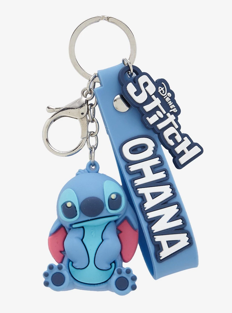 Disney Lilo & Stitch 3D Wristlet Keychain