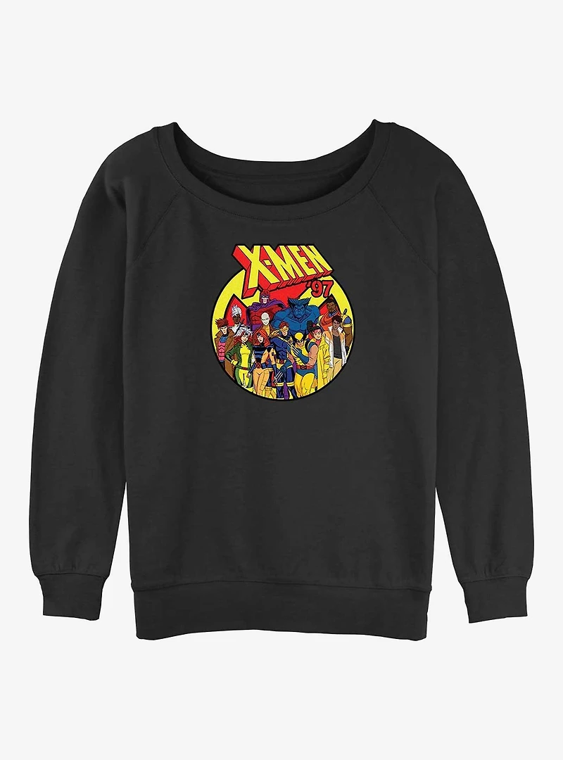 X-Men 97 Squad Womens Slouchy Sweatshirt