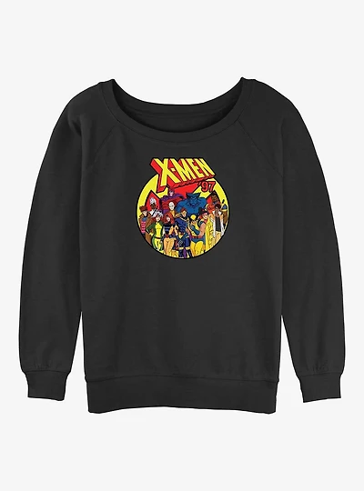 X-Men 97 Squad Womens Slouchy Sweatshirt