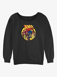 X-Men 97 Squad Womens Slouchy Sweatshirt