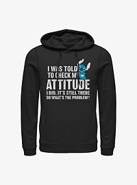 Disney Lilo & Stitch Attitude Check Hoodie